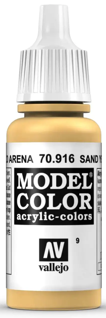 Vallejo Model Color: Sand Yellow [17ml]