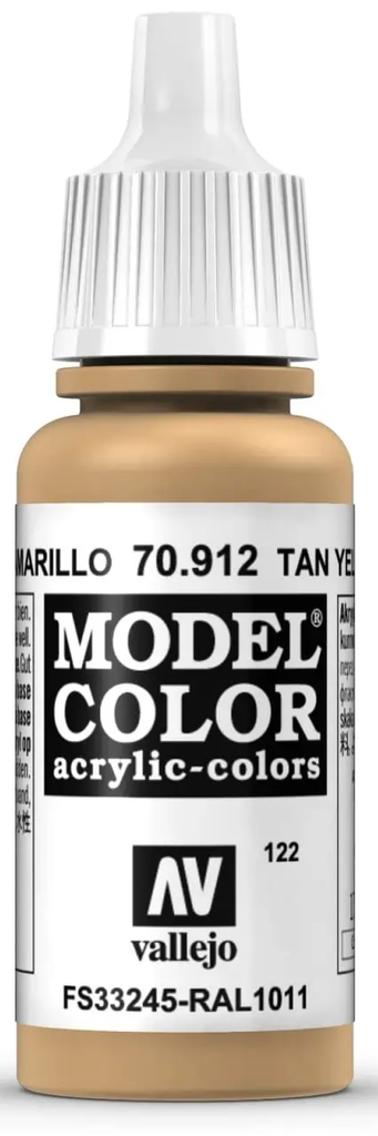 Vallejo Model Color: Tan Yellow [17ml]