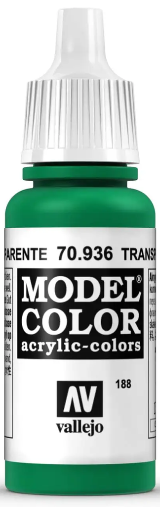 Vallejo Model Color: Transparent Green [17ml]