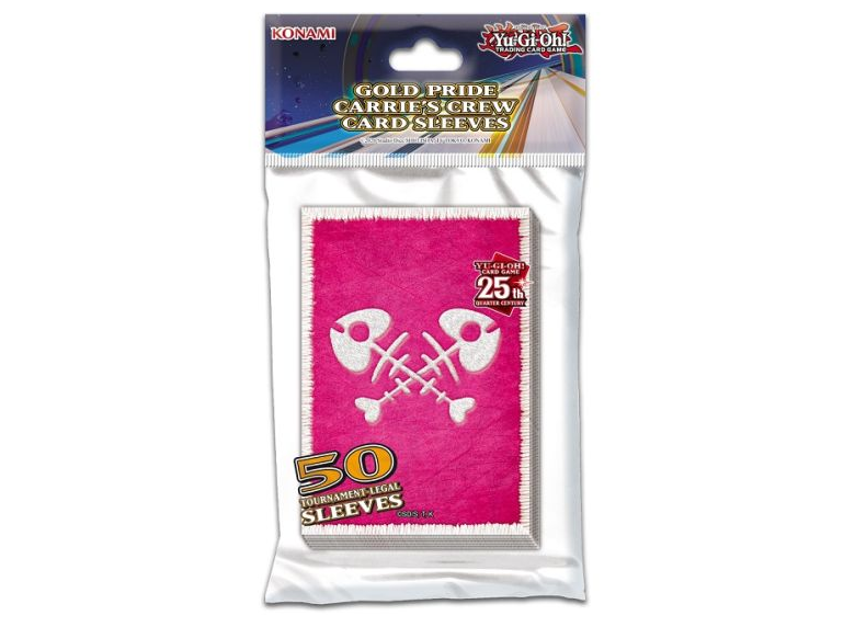 YGO TCG: Card Sleeves - Gold Pride [x50] (لوازم للعبة تداول البطاقات)