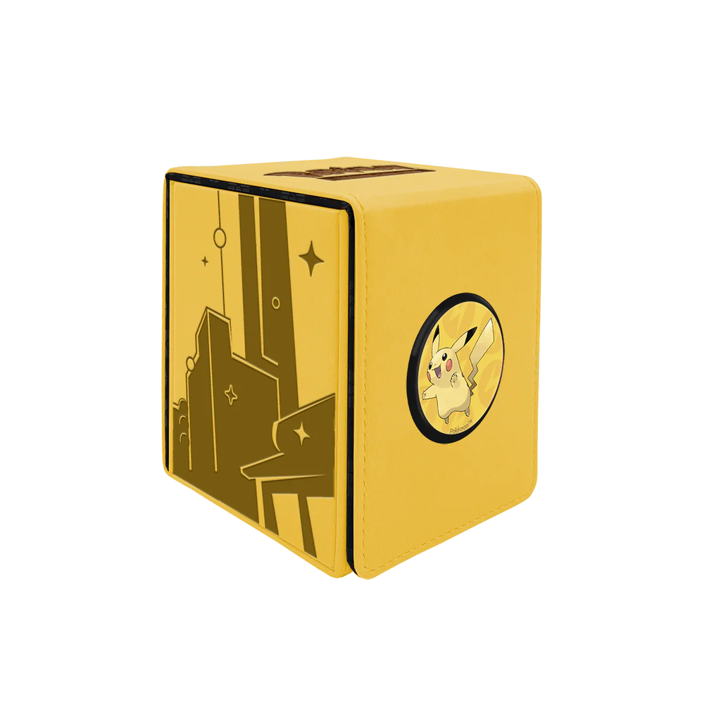 Pokemon Deck Box: Ultra PRO - Alcove Click - Shimmering Skyline ft. Pikachu