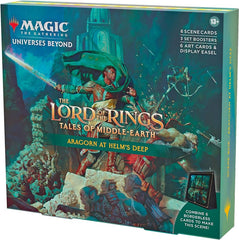 MTG: LOTR Tales of Middle-earth Scene Box - Aragorn at Helm’s Deep (لعبة تداول البطاقات)