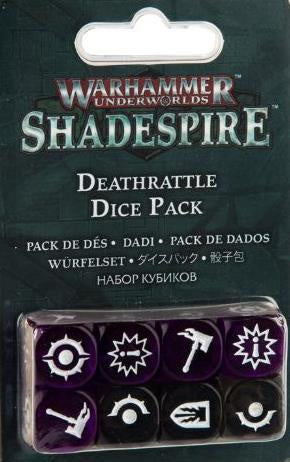 WH Underworlds: Shadespire - Deathrattle Dice Set (إضافة للعبة المجسمات)