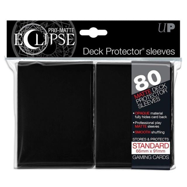 Sleeves: Ultra PRO - Standard - PRO-Matte Eclipse, Jet Black [x100] ()