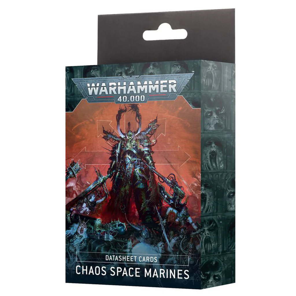 WH 40K: Chaos Space Marine - Datasheet Cards