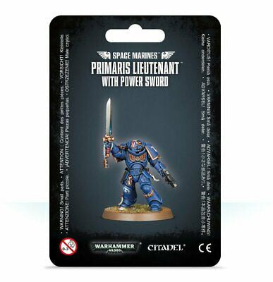 WH 40k: Space Marines - Primaris Lieutenant with Power Sword (إضافة للعبة المجسمات)