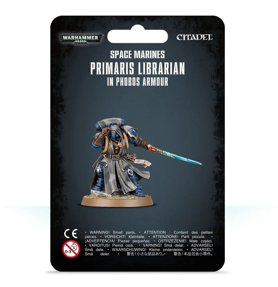 WH 40k: Space Marines - Primaris Librarian in Phobos Armour (إضافة للعبة المجسمات)