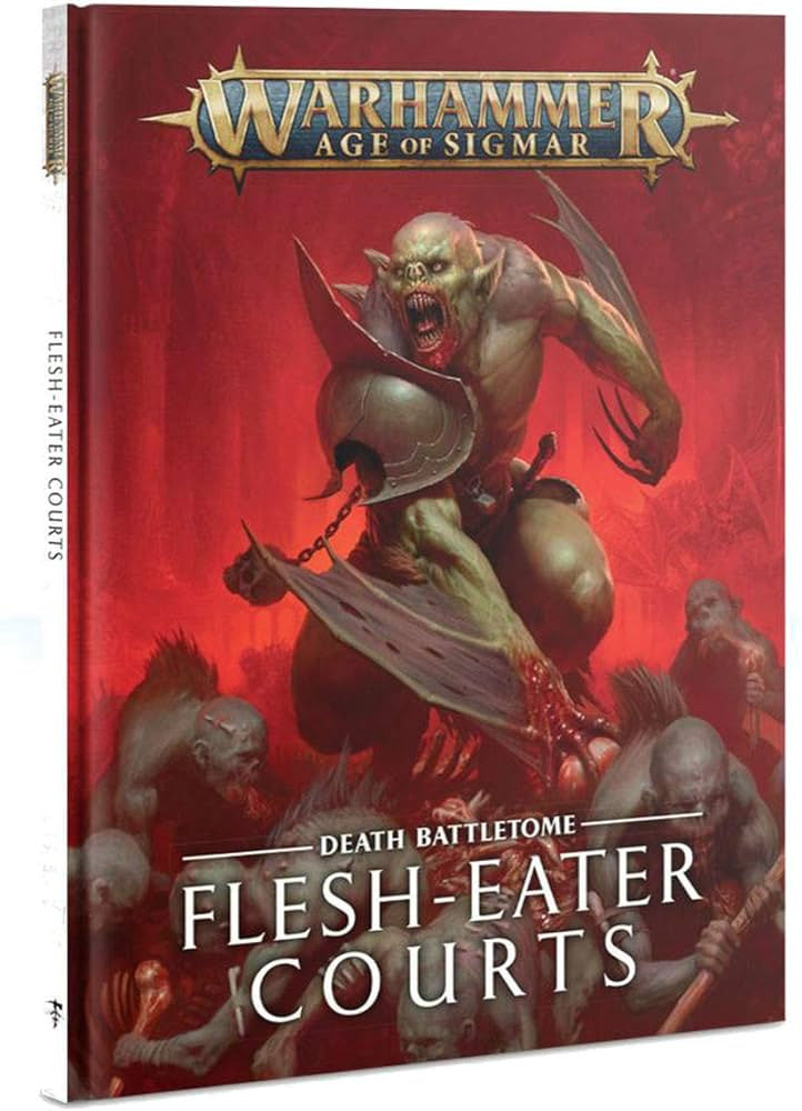 WH AoS: Flesh-Eater Courts - Battletome (كتاب للعبة المجسمات)