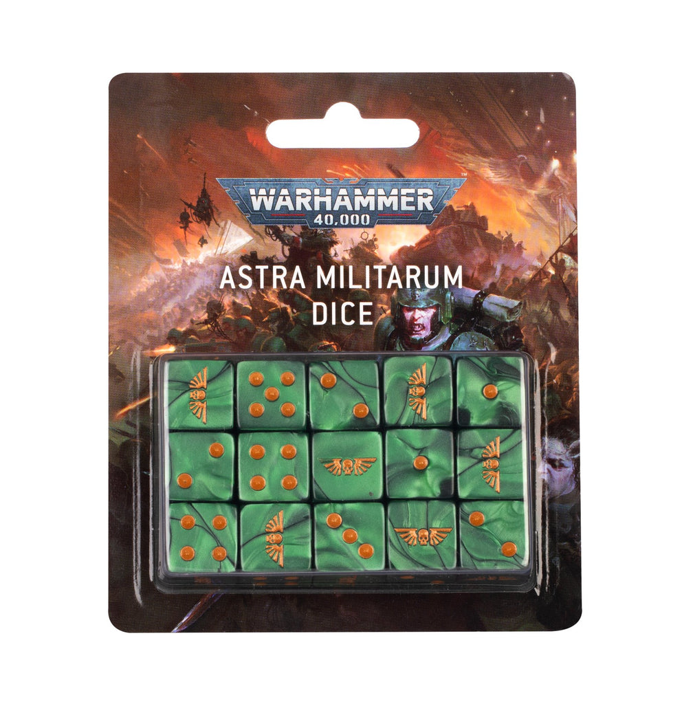 WH 40K: Astra Militarum - Dice set