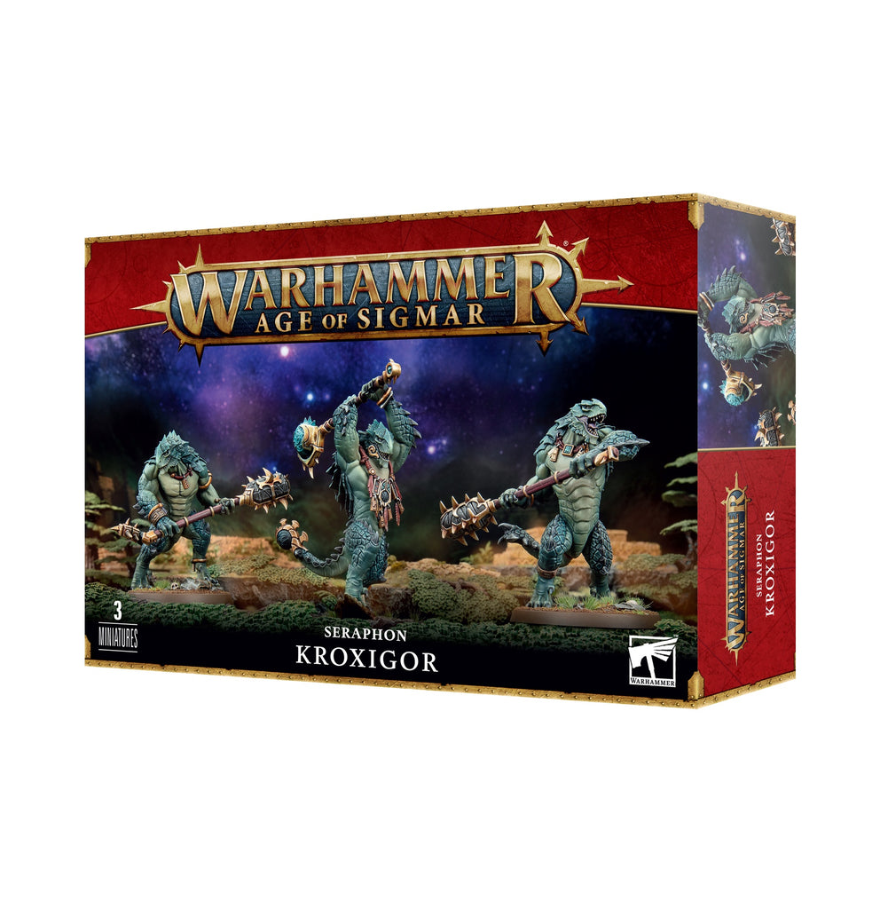 WH AoS: Seraphon - Kroxigor (إضافة للعبة المجسمات)
