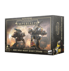 Wh Horus Heresy: Legions Imperialis - Dire Wolf Heavy Scout Titans (لعبة المجسمات للمبتدئين)