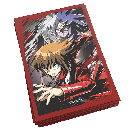 YGO TCG: Card Sleeves - Jaden and Yubel [x50] (لوازم للعبة تداول البطاقات)