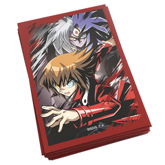 YGO TCG: Card Sleeves - Jaden and Yubel [x50] (لوازم للعبة تداول البطاقات)