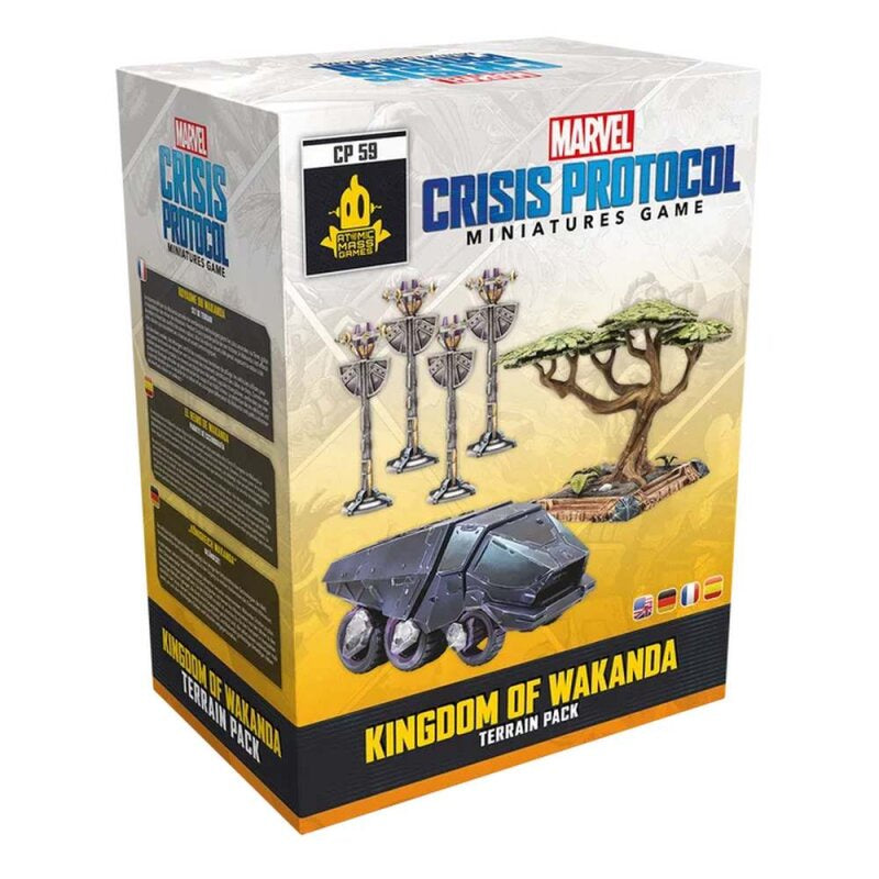 MARVEL: Crisis Protocol -Kingdom of Wakanda Terrain Pack (إضافة للعبة المجسمات)