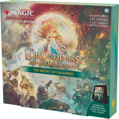 MTG: LOTR Tales of Middle-earth Scene Box - The Might of Galadriel (لعبة تداول البطاقات)