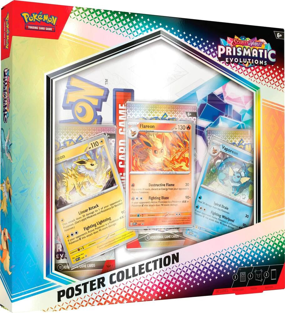 POK TCG: SV8.5 - Prismatic Evolutions [Poster Collection] (لعبة تداول البطاقات)