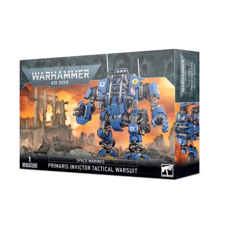 WH 40k: Space Marines - Primaris Invictor Tactical Warsuit (إضافة للعبة المجسمات)