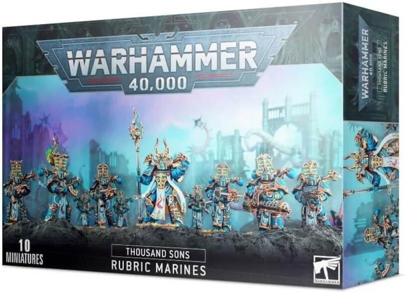 WH 40K: Thousand Sons - Rubric Marines (إضافة للعبة المجسمات)