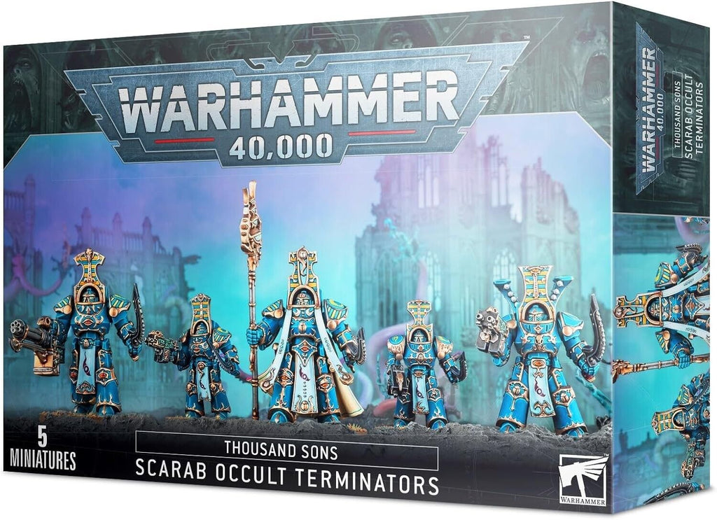 WH 40K: Thousand Sons - Scarab Occult Terminators (إضافة للعبة المجسمات)