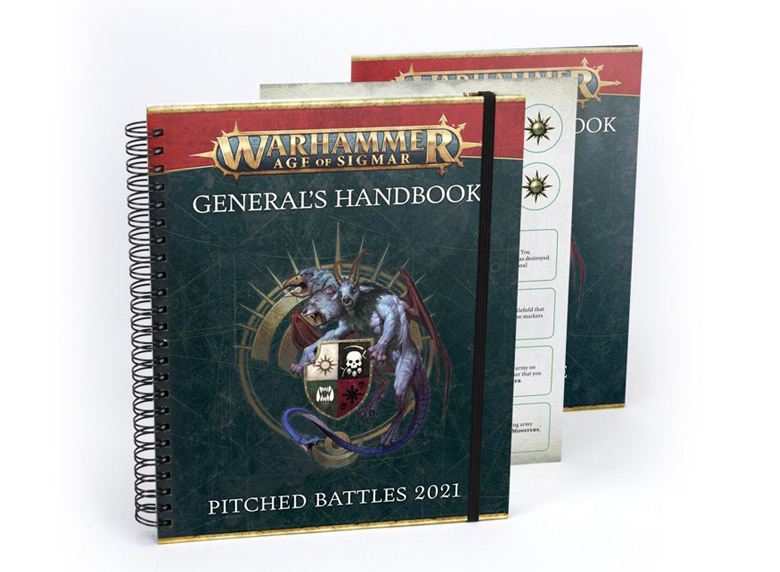 WH AoS: General's Handbook - Pitched Battles 2021 and Pitched Battle Profiles (كتاب للعبة المجسمات)