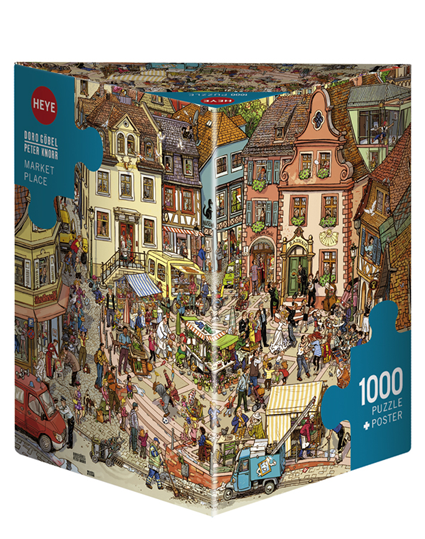 Jigsaw Puzzle: HEYE - Gobel/Knorr Market Place [1000 Pieces] (أحجية الصورة المقطوعة)