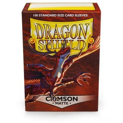Sleeves: Dragon Shield - Standard, Matte Crimson [x100] (لوازم لعبة لوحية)