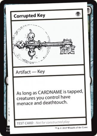 Corrupted Key (2021 Edition) [Mystery Booster Playtest Cards]