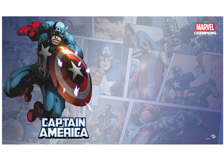 Marvel LCG - Playmat - Captain America (لوازم للعبة البطاقات الحية)