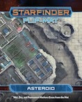Starfinder RPG: Flip-Mat - Asteroid (لوازم للعبة تبادل الأدوار)