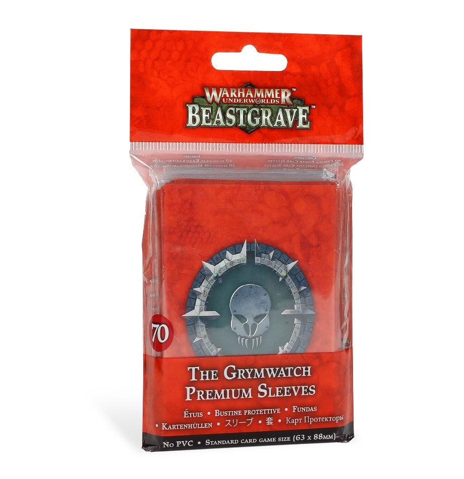 WH Underworlds: Beastgrave - The Grymwatch - Premium Sleeves (إضافة للعبة المجسمات)