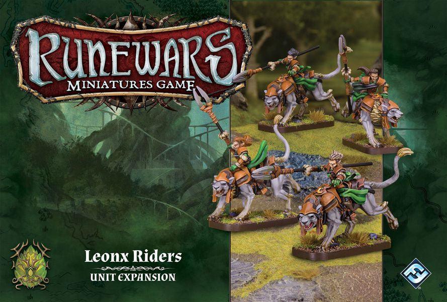 Runewars Minis - Leonx Riders (إضافة للعبة المجسمات)