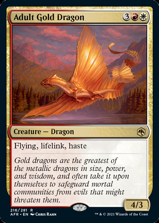 Adult Gold Dragon [Dungeons & Dragons: Adventures in the Forgotten Realms]