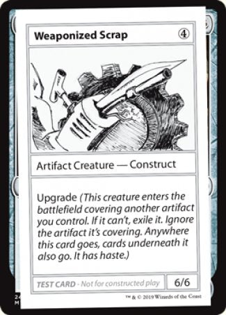 Weaponized Scrap (2021 Edition) [Mystery Booster Playtest Cards]