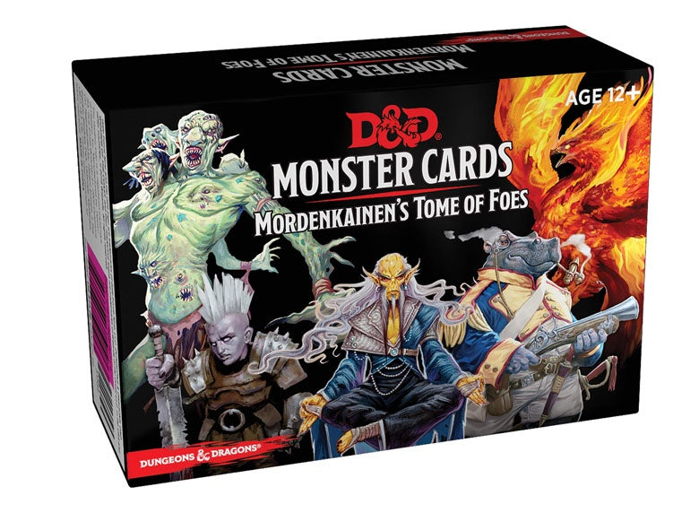 D&D RPG: Mordenkainen's Tome of Foes - Monster Cards (لوازم للعبة تبادل الأدوار)