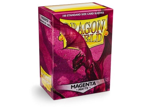 Sleeves: Dragon Shield - Standard, Matte Magenta [x100] (لوازم لعبة لوحية)