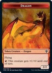 Dragon // Golem Double-sided Token [Commander Legends]