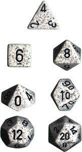 Dice: Chessex - Speckled - Poly, Arctic Camo [x7] (حجر النرد)