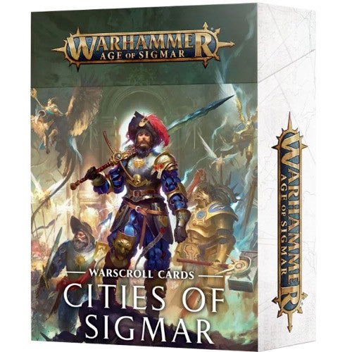 WH AoS: Warscroll Cards - Cities of Sigmar (إضافة للعبة المجسمات)