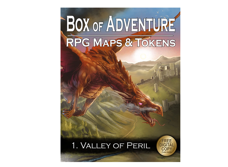 Box of Adventure - Valley of Peril (لوازم لعبة لوحية)