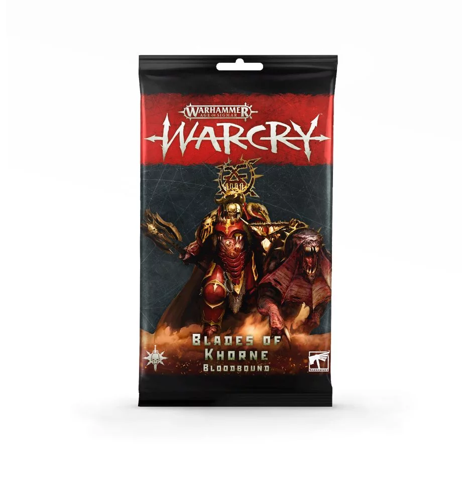 WH AoS: Warcry - Blades of Khorne Bloodbound Cards (إضافة للعبة المجسمات)