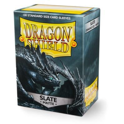 Sleeves: Dragon Shield - Standard, Matte Slate [x100] (لوازم لعبة لوحية)