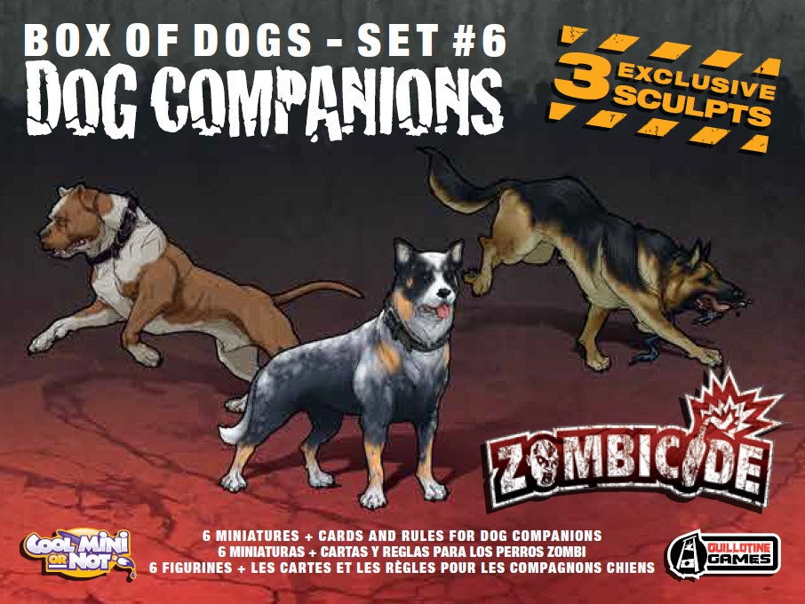 Zombicide - Companion Dogs (إضافة للعبة المجسمات)