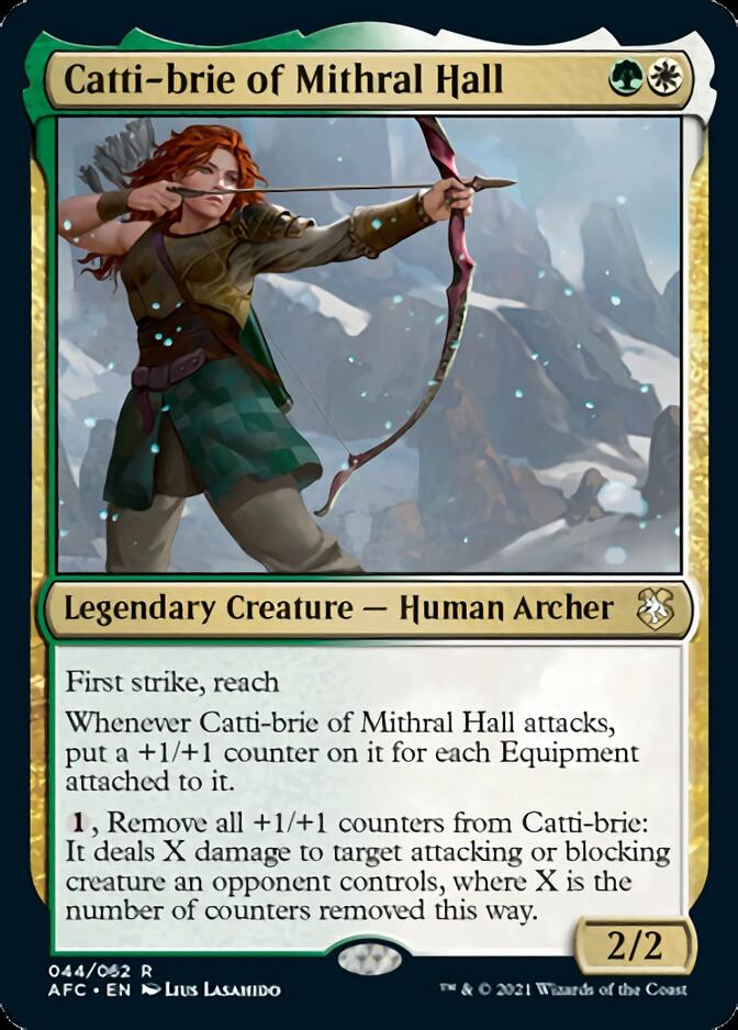Catti-brie of Mithral Hall [Dungeons & Dragons: Adventures in the Forgotten Realms Commander]