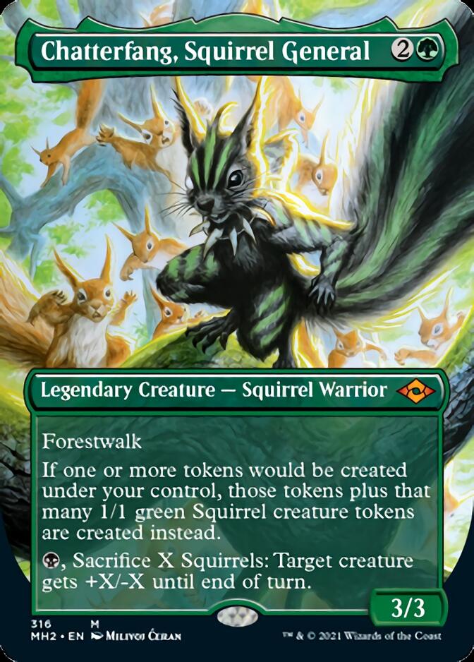 Chatterfang, Squirrel General (Borderless) [Modern Horizons 2]