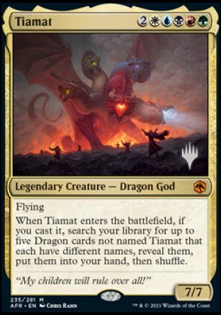 Tiamat (Promo Pack) [Dungeons & Dragons: Adventures in the Forgotten Realms Promos]