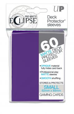 Sleeves: Ultra PRO - Small - PRO-Matte Eclipse, Royal Purple [x60] (لوازم لألعاب تداول البطاقات )