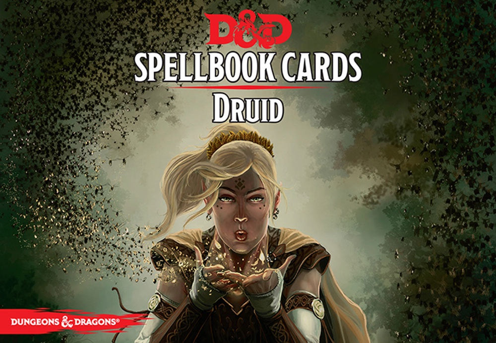 D&D RPG: Spellbook Cards - Druid (لوازم للعبة تبادل الأدوار)