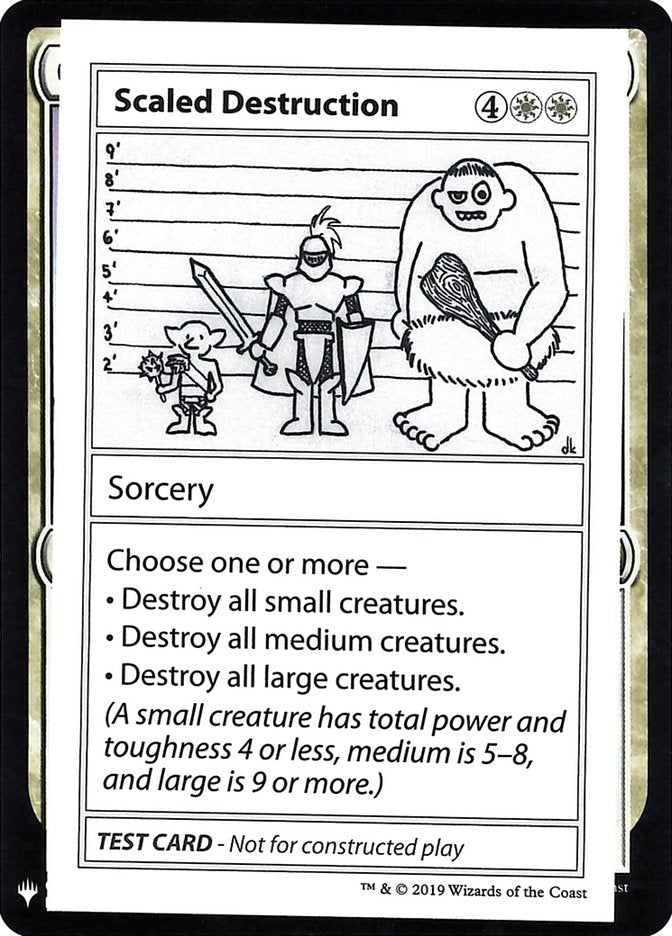 Scaled Destruction [Mystery Booster Playtest Cards]