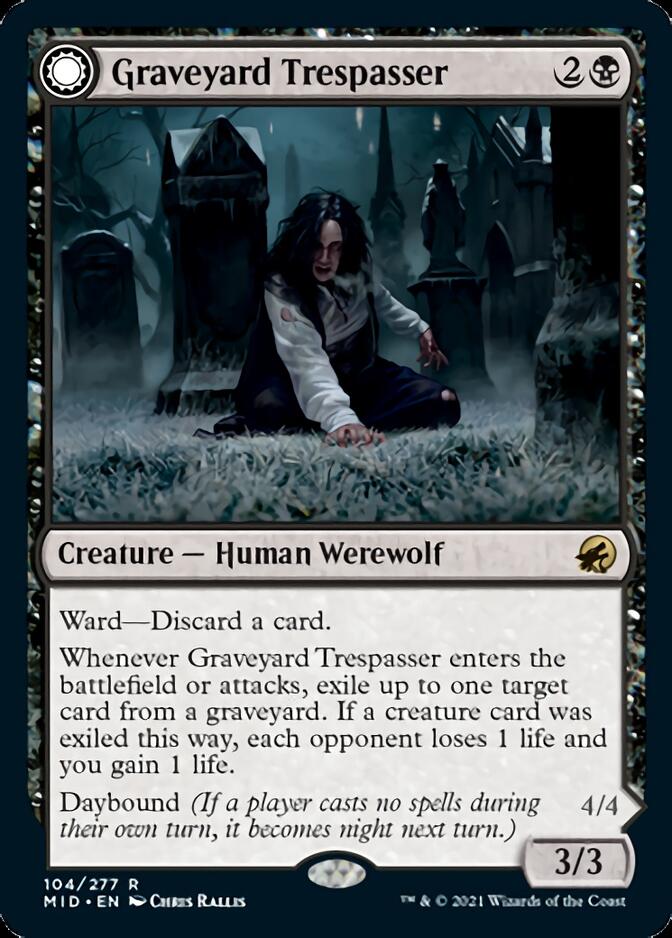 Graveyard Trespasser // Graveyard Glutton [Innistrad: Midnight Hunt]