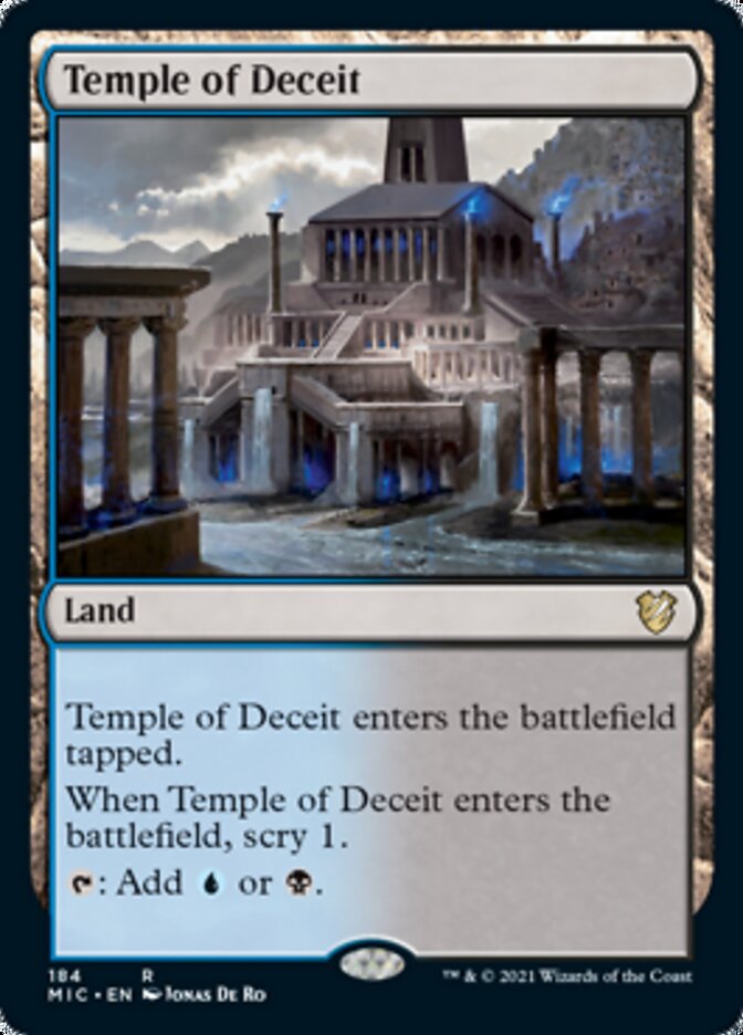Temple of Deceit [Innistrad: Midnight Hunt Commander]
